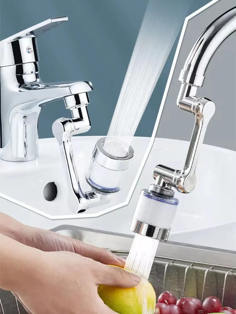 Universal 1080° Rotation Filter Nozzle Splash Faucet Household Kitchen Tap