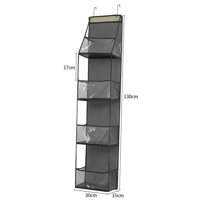 Toy Storage Household Wall Mounted Multifunctional Layered Storage Hanging Bag