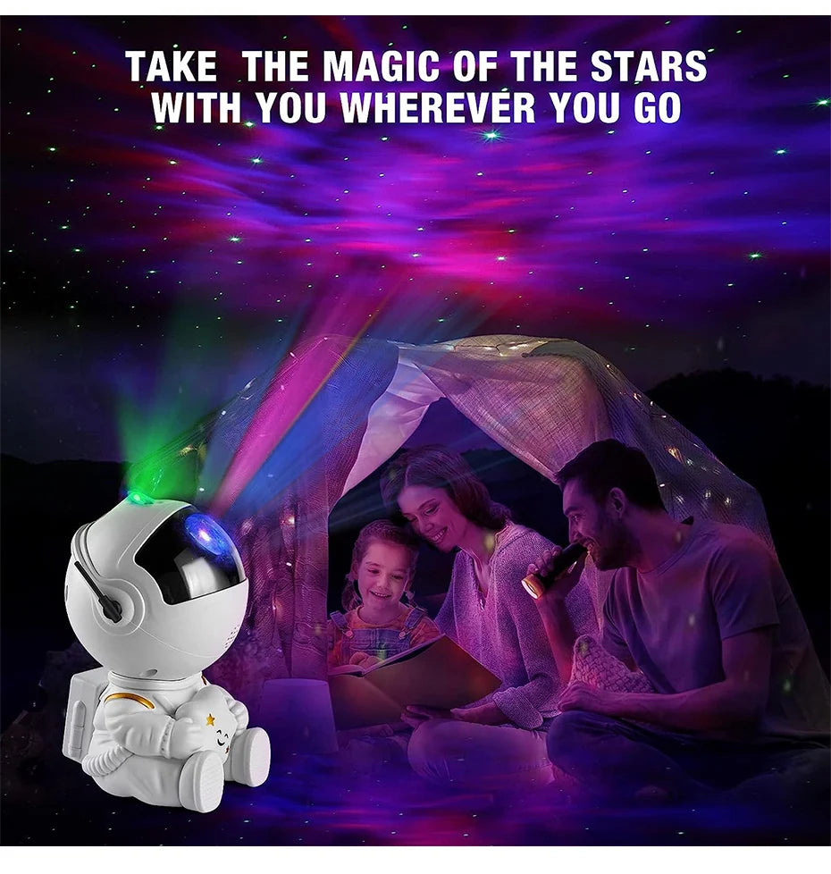 Galaxy Star Astronaut Projectorm LED Light