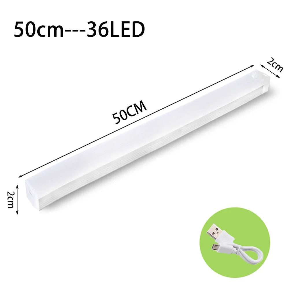 LED Motion Sensor Light Wireless Night Light Type C Rechargeable Light