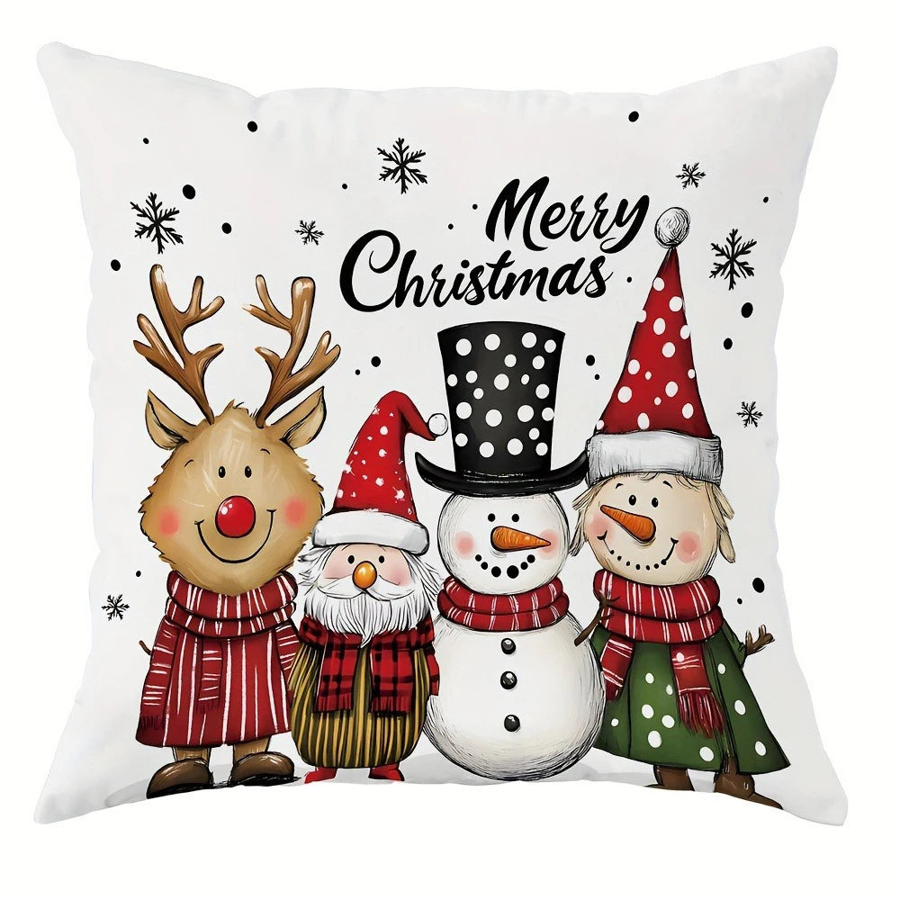 Christmas decoration pillowcase Tree pattern suitable for home room Sofa cushion cover