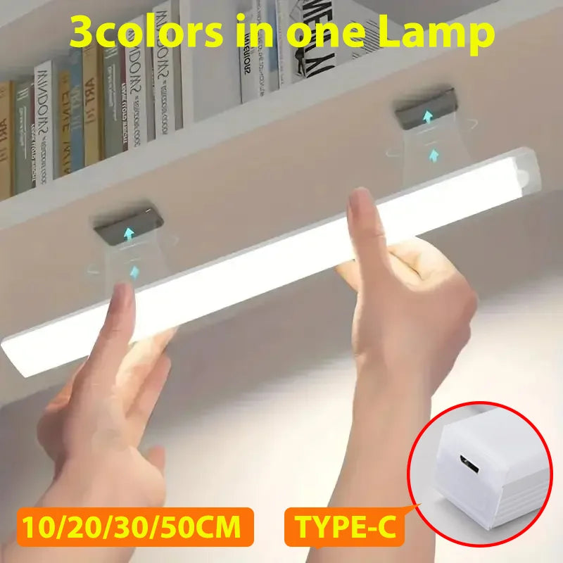 LED Motion Sensor Light Wireless Night Light Type C Rechargeable Light
