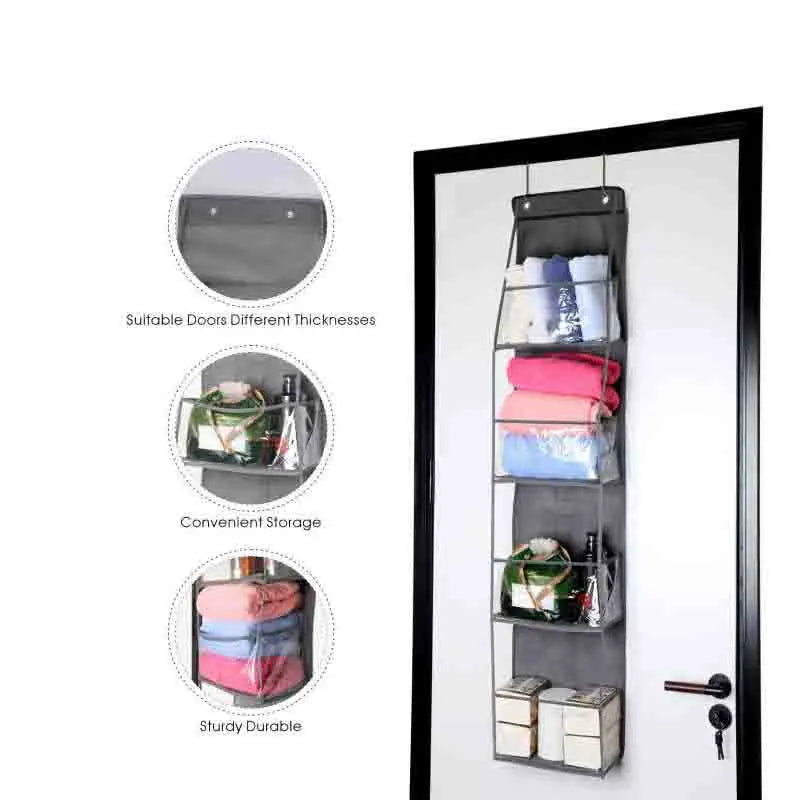 Toy Storage Household Wall Mounted Multifunctional Layered Storage Hanging Bag