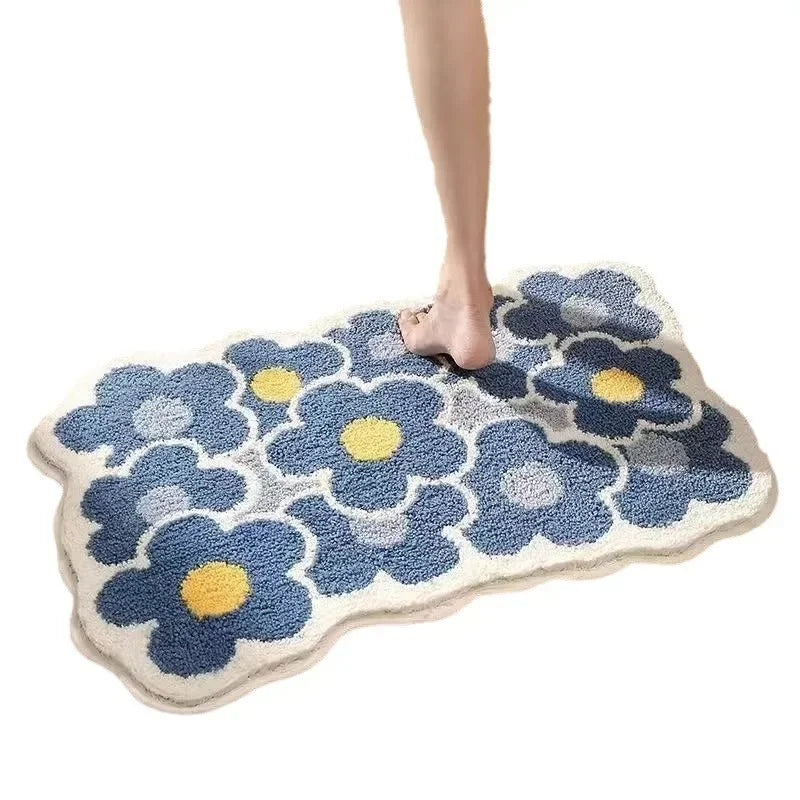 Cute Flower Bathroom Rug (40x60cm)