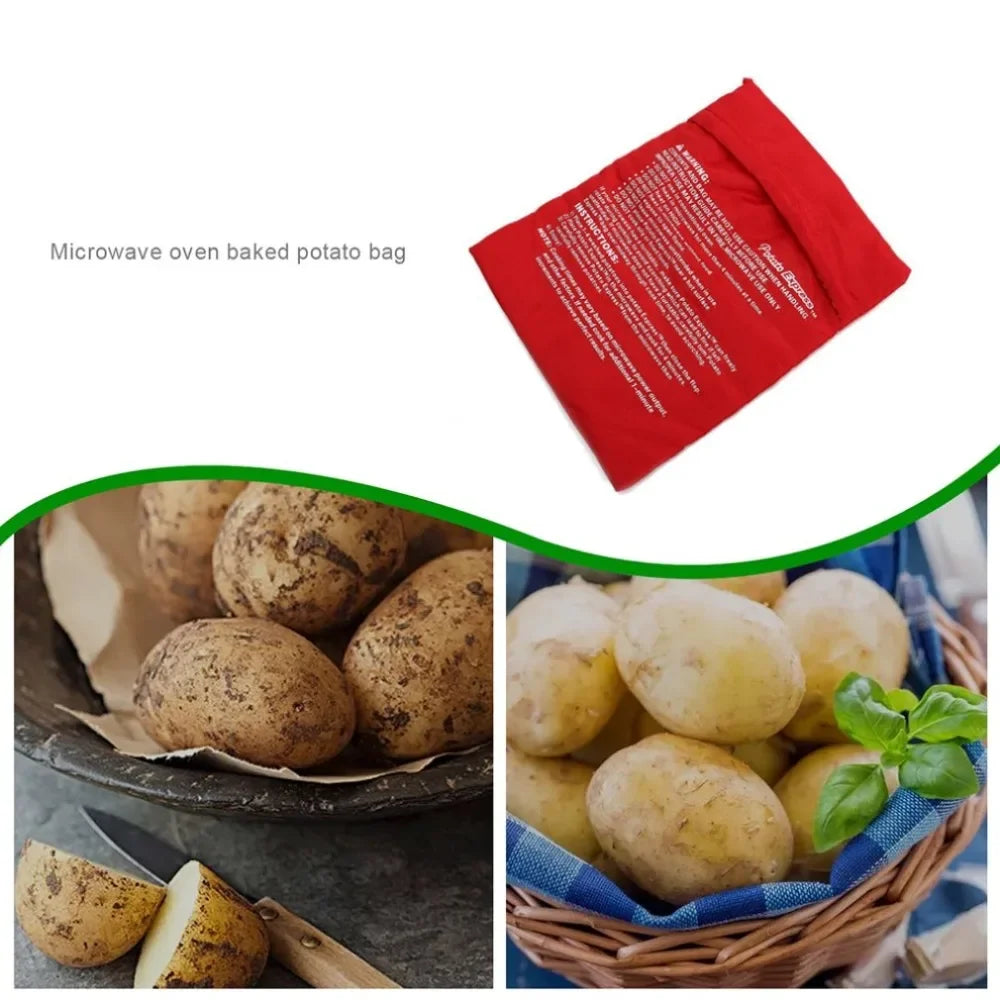 kitchen Microwave Potato Cooker Bag Baked Potato Bag
