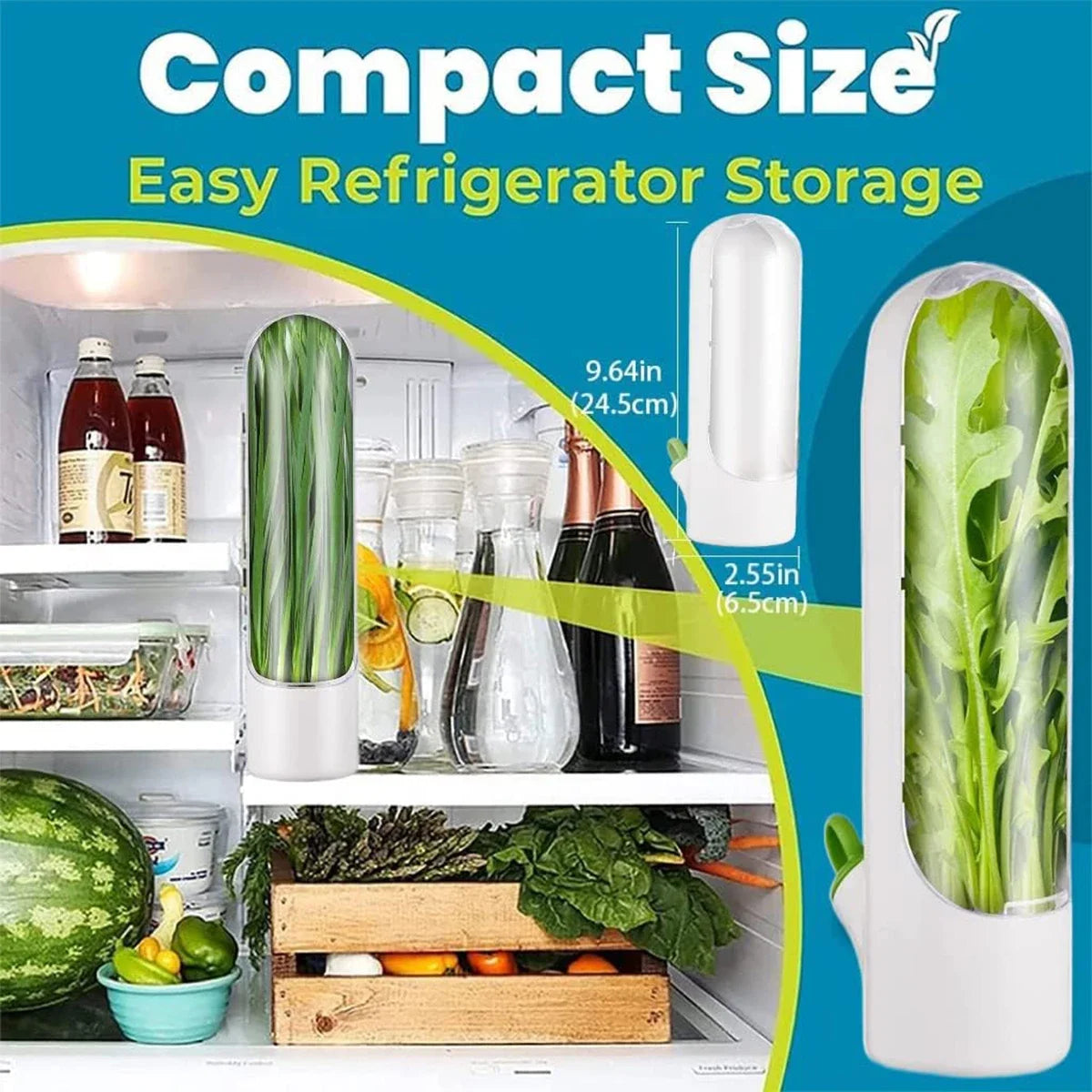 Herb Saver Storage Container Fresh Herb Keeper Fresh Preservation Bottle