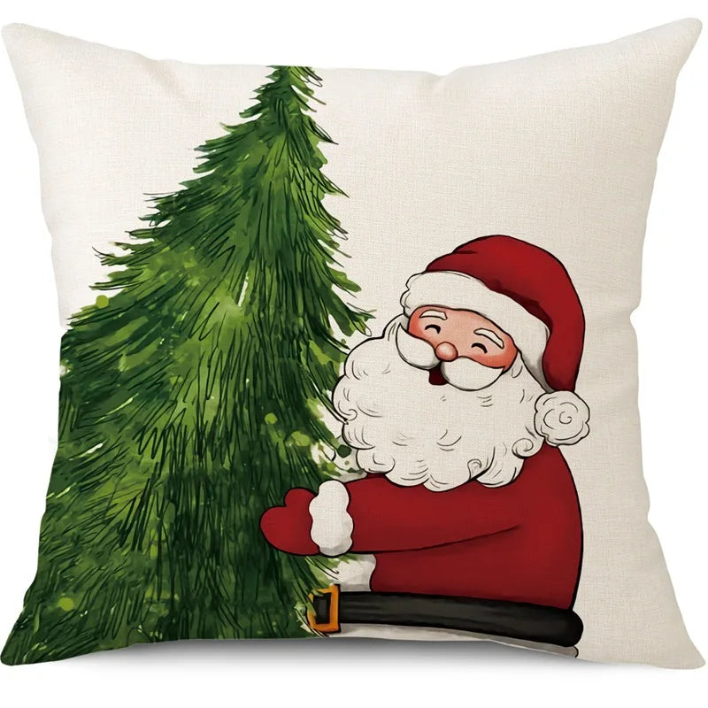 45cm Christmas Cushion Cover Pillowcase Decorations for Home Ornament Decor