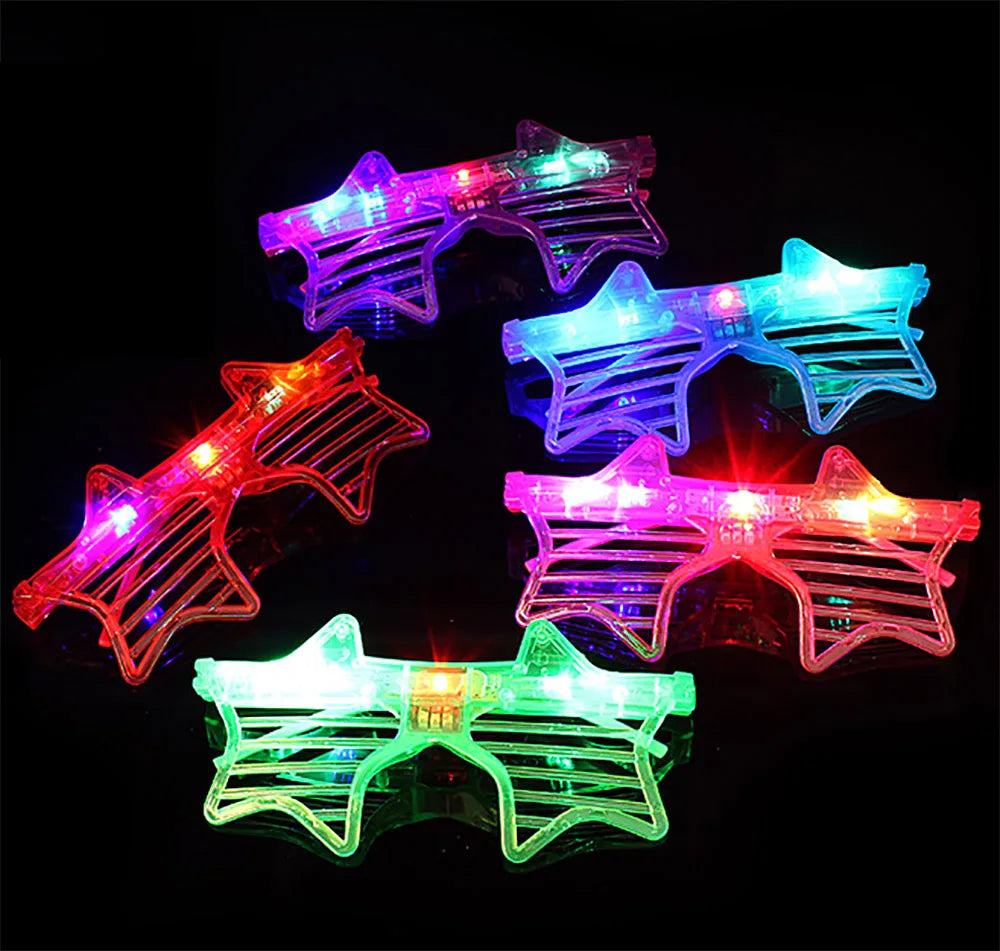 Glow In The Dark Glasses Bulk Led Light Up Glasses For Kids Adults Party Supplies
