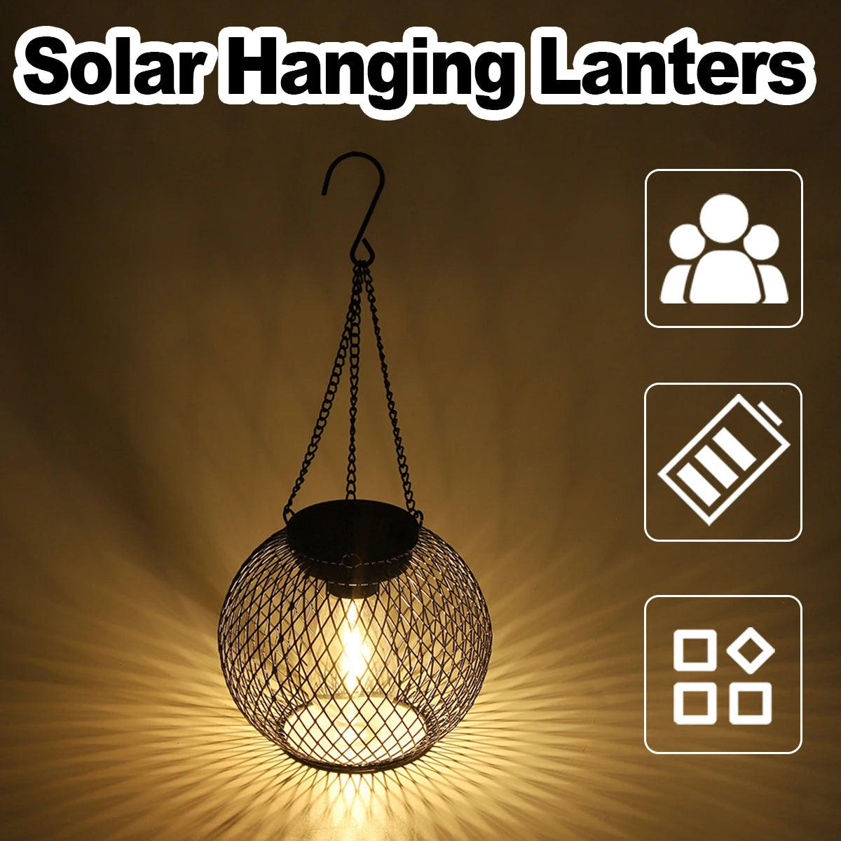 Solar Lantern LED Light