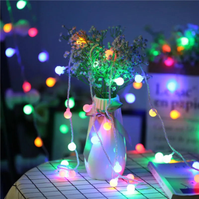 10M Small Ball Fairy Lights Globe String USB/Battery Operated for Indoor/Outdoor Decor