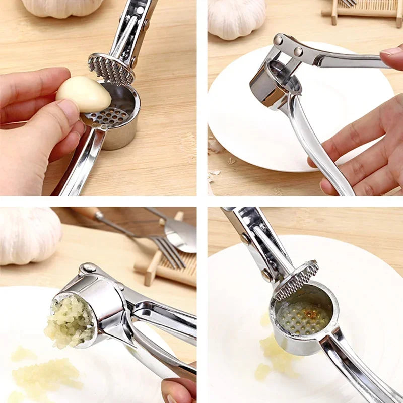 Stainless Steel Manual Garlic Press