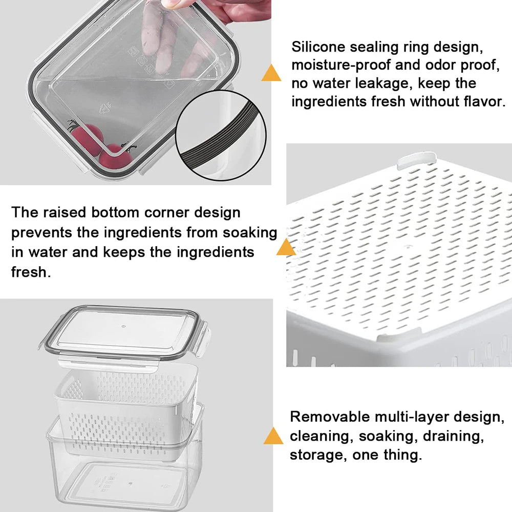 Fruit Storage Containers for Fridge