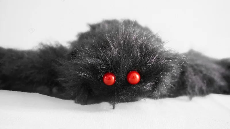 Horror Halloween Giant Black Spider Decoration Haunted House Party Props